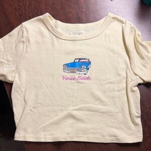Venice Beach Baby Tee Crop Top